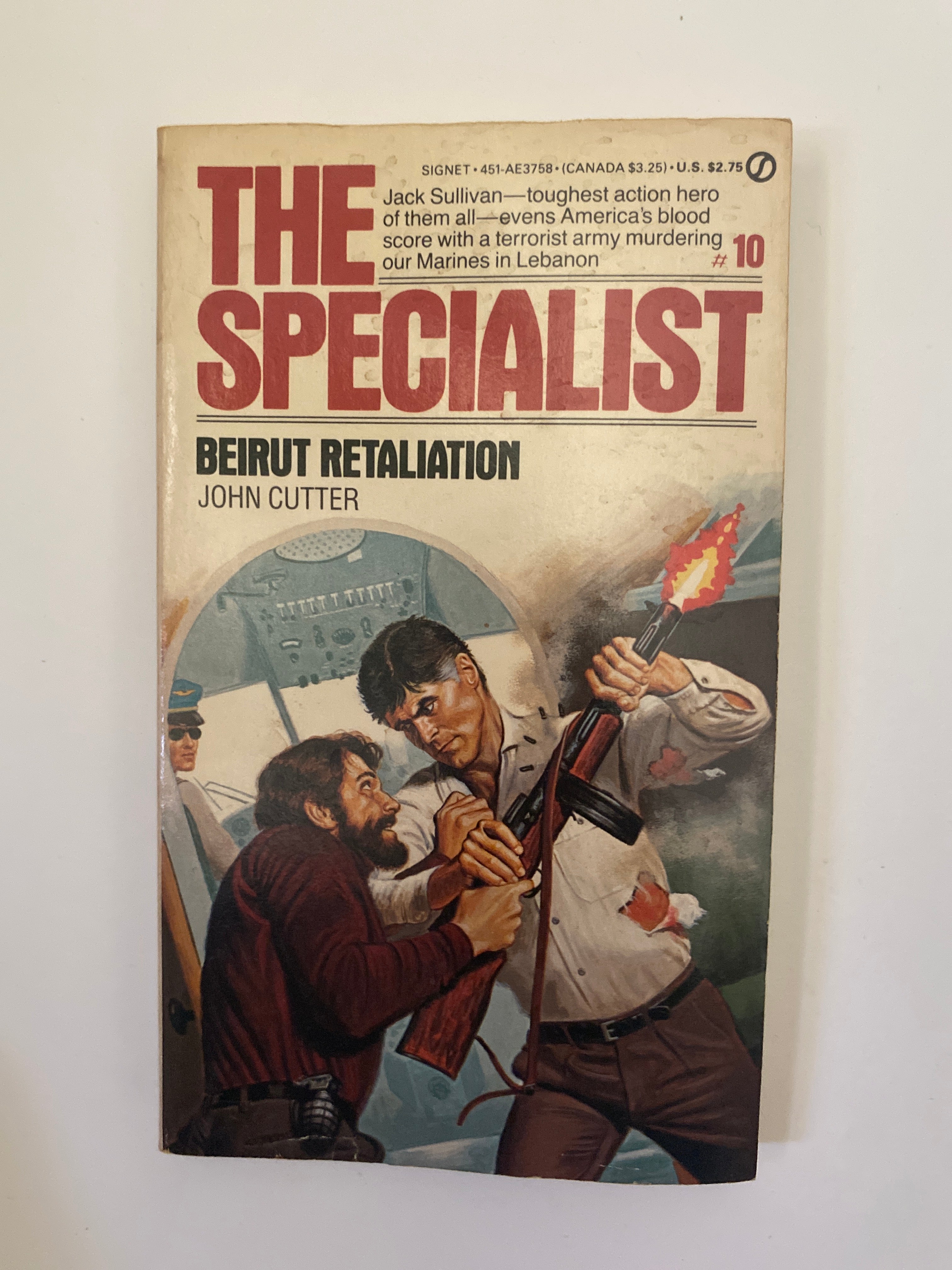 The Specialist by John Cutter, 1982 – vintage action thriller