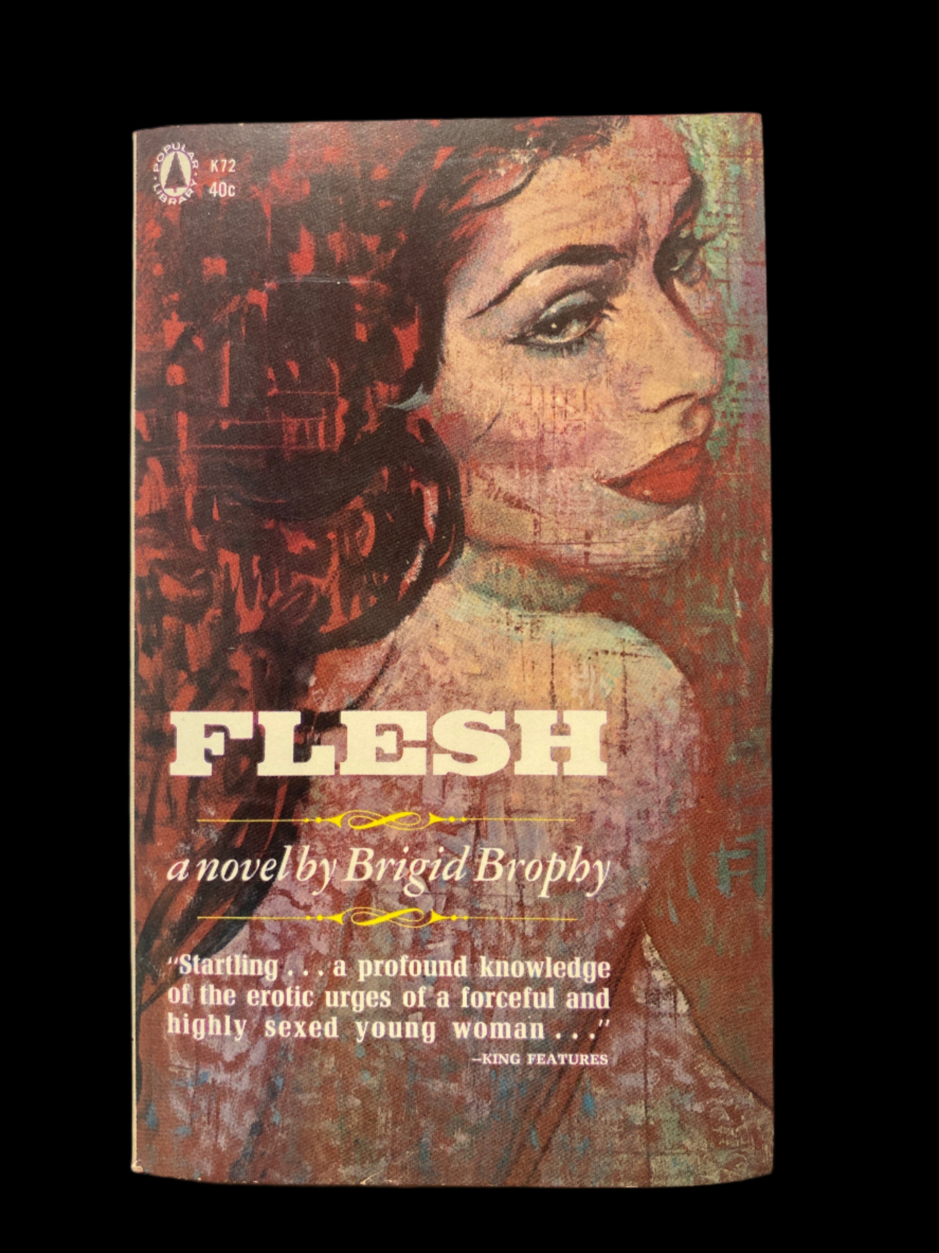 Flesh by Brigid Brophy (1964 EDITION) EXTREMELY RARE