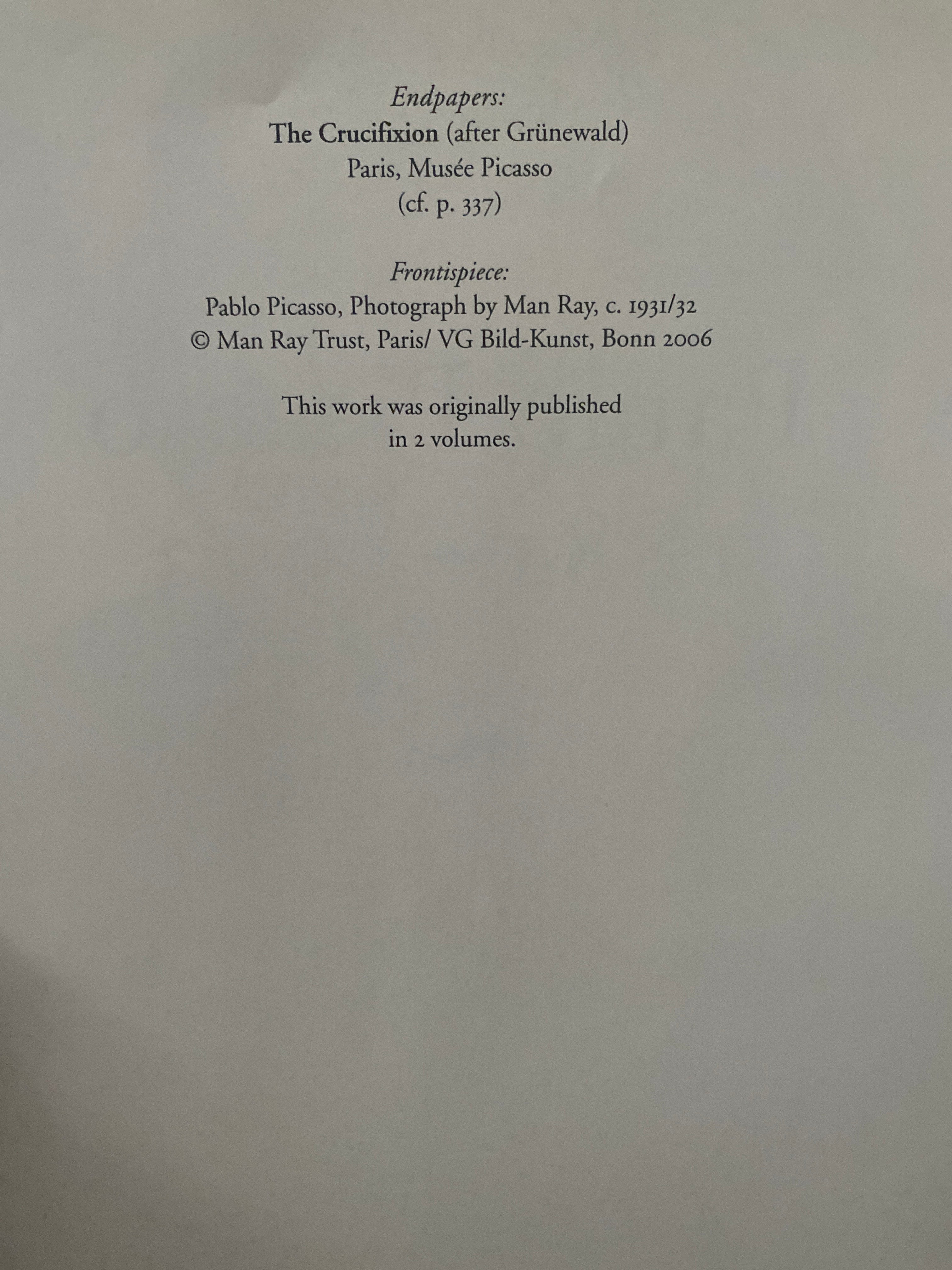 Picasso: The Works 1890–1936 by Ingo F. Walther, 1992, oversized edition TASCHEN