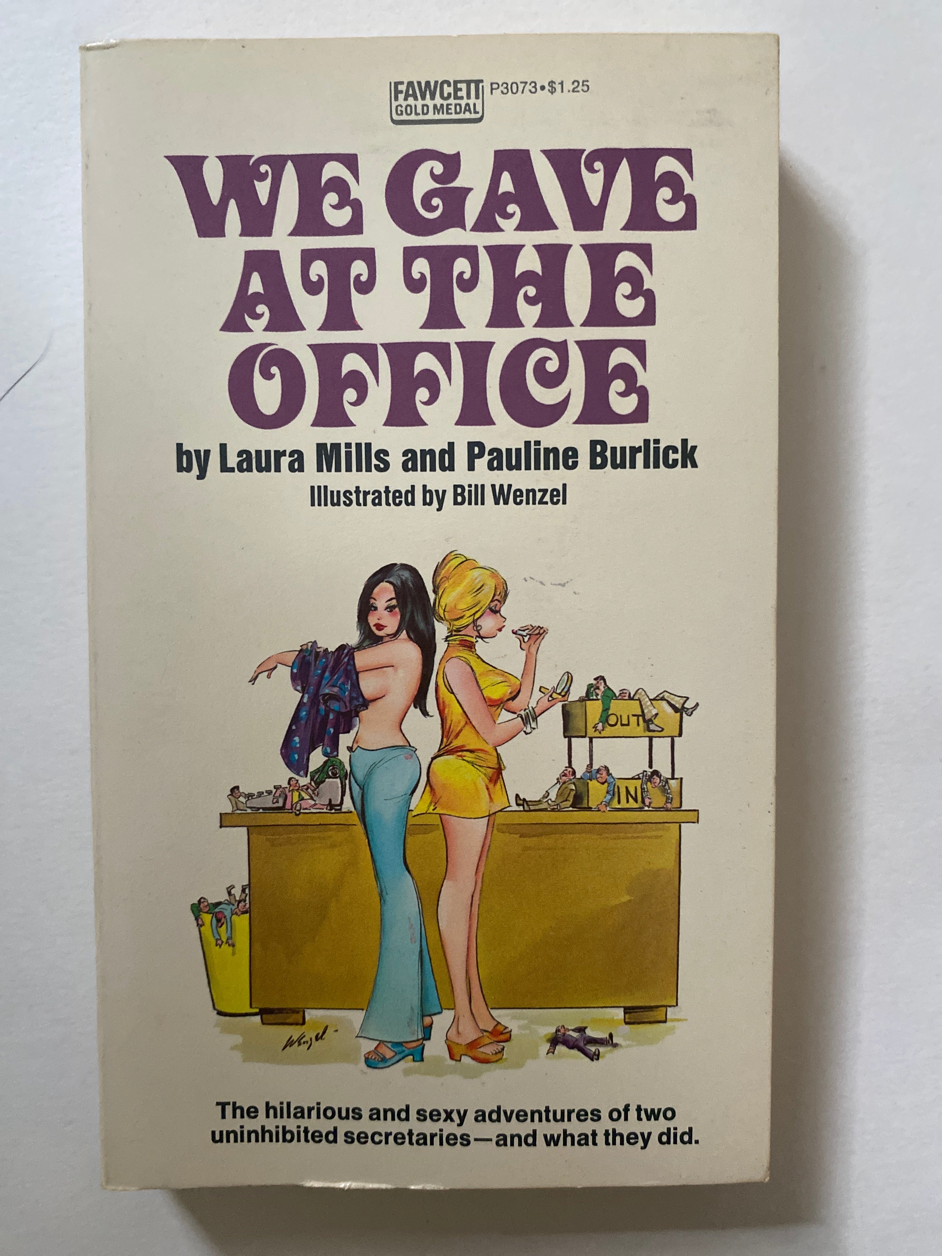 We Gave at the Office by Laura Mills & Paulins Burlick VINTAGE Paperback